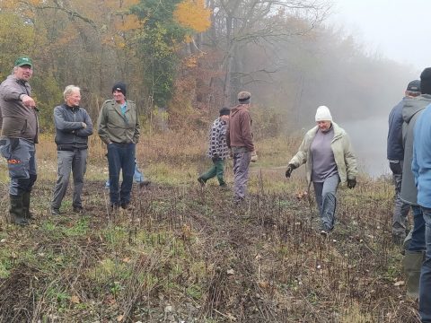 équipe bras verts réserve naturelle