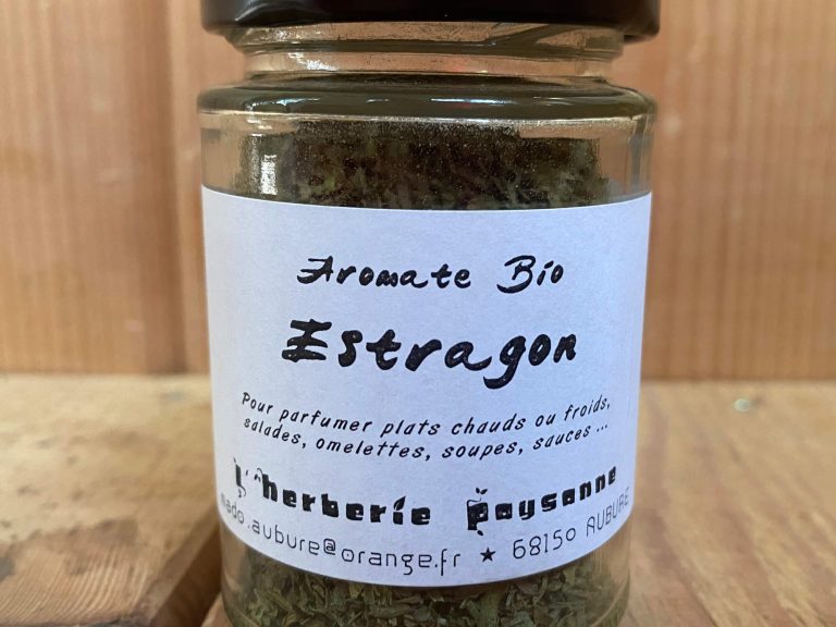 Aromate bio estragon boutique Petite Camargue Alsacienne