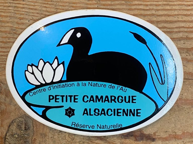 Autocollant canard Petite Camargue Alsacienne boutique