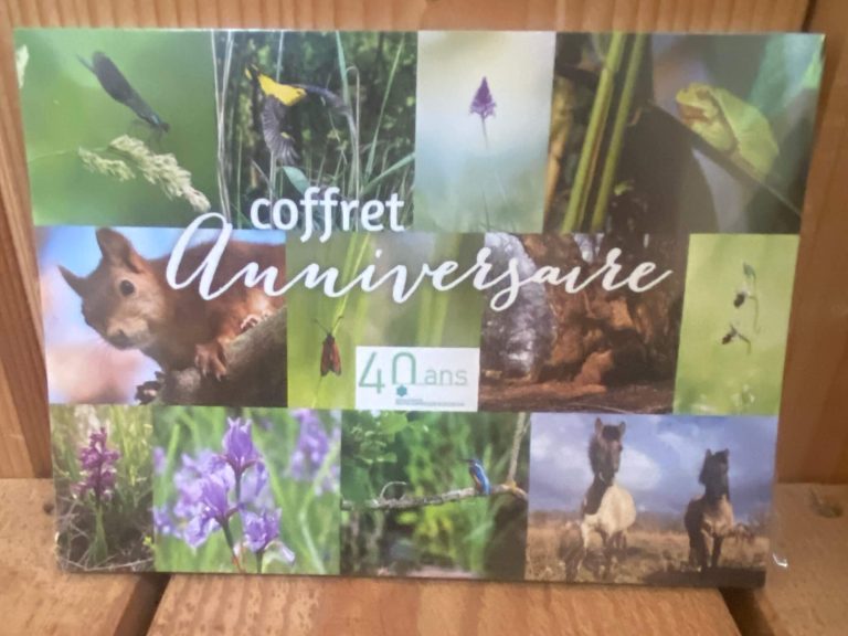 Coffret cartes postales 40 ans réserve naturelle Petite Camargue Alsacienne