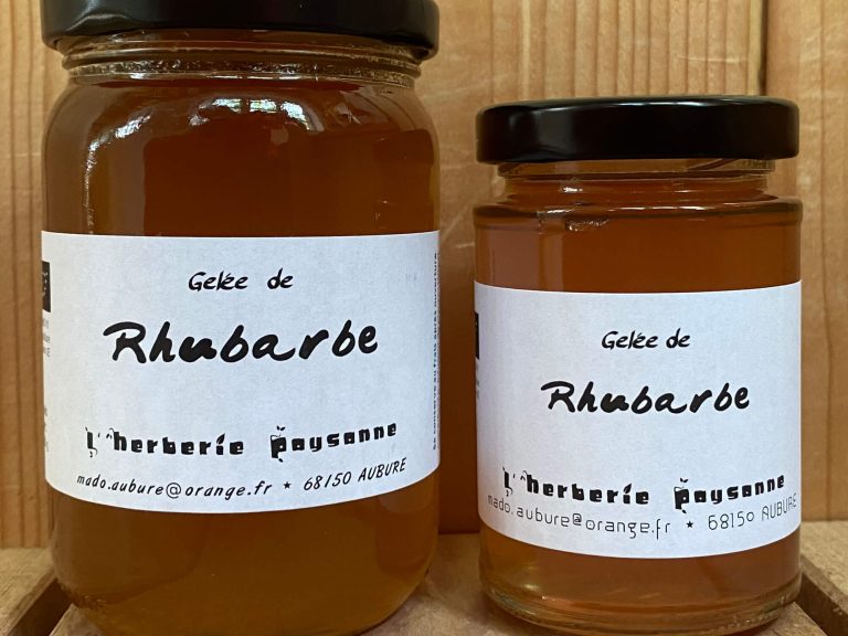 boutique Petite Camargue Alsacienne gelée rhubarbe herberie paysanne