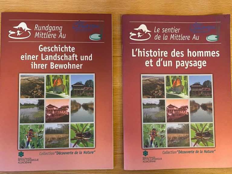 Livre guide le sentier Mittler Au Petite Camargue Alsacienne boutique