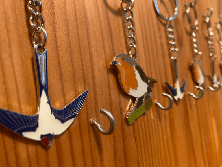 Porte-clés oiseaux Petite Camargue Alsacienne boutique